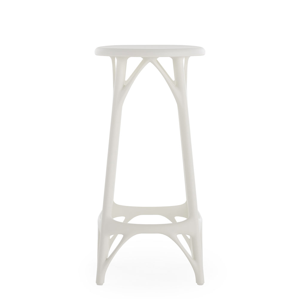 A.I. Stool Light Sitzhocker Weiß [Höhe 65 cm] - Kartell 5902BI - Philippe Starck