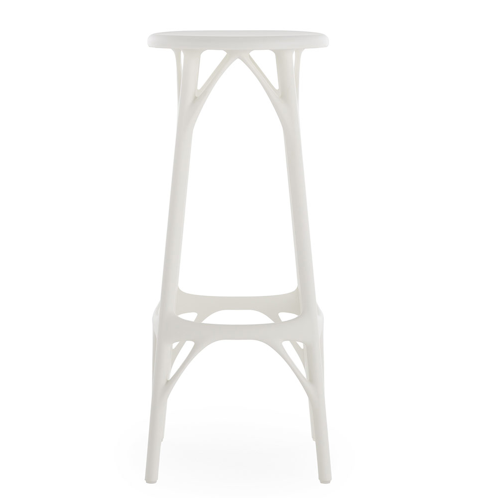 A.I. Stool Light Barhocker Weiß [Höhe 75 cm] - Kartell 5903BI - Philippe Starck