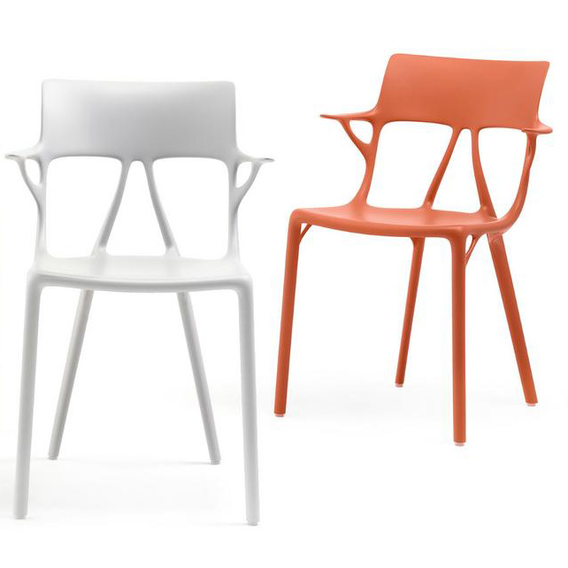 A.I. Stuhl Orange - Kartell 5886 AR - Philippe Starck