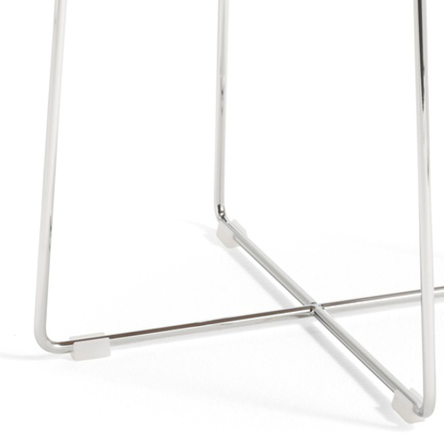 AL Wood Table Esche [Gestell Verchromt] - Kartell 4929SC - Philippe Starck