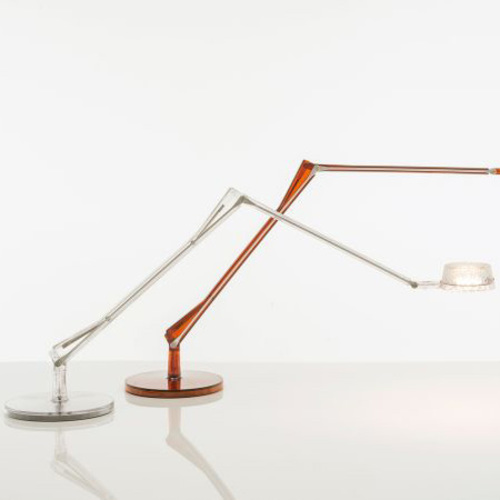 Aledin Dec Tischleuchte Transparent Glasklar - Kartell 9195 B4 - Alberto & Francesco Meda