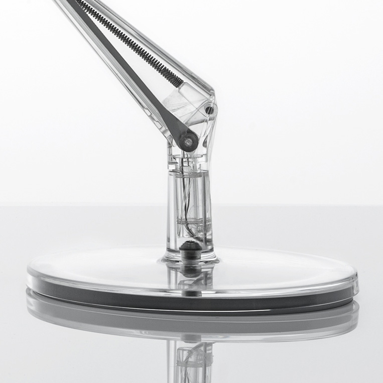 Aledin Tec Schreibtischleuchte Transparent Glasklar - Kartell 9190 B4 - Alberto & Francesco Meda