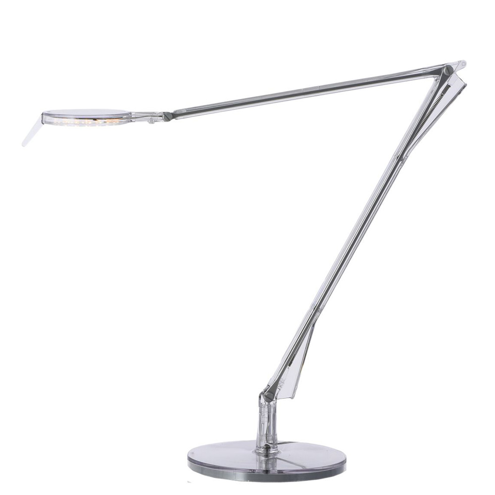 Aledin Tec Schreibtischleuchte Transparent Glasklar - Kartell 9190 B4 - Alberto & Francesco Meda