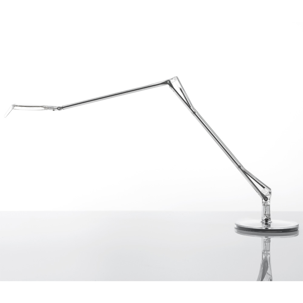 Aledin Tec Schreibtischleuchte Transparent Glasklar - Kartell 9190 B4 - Alberto & Francesco Meda