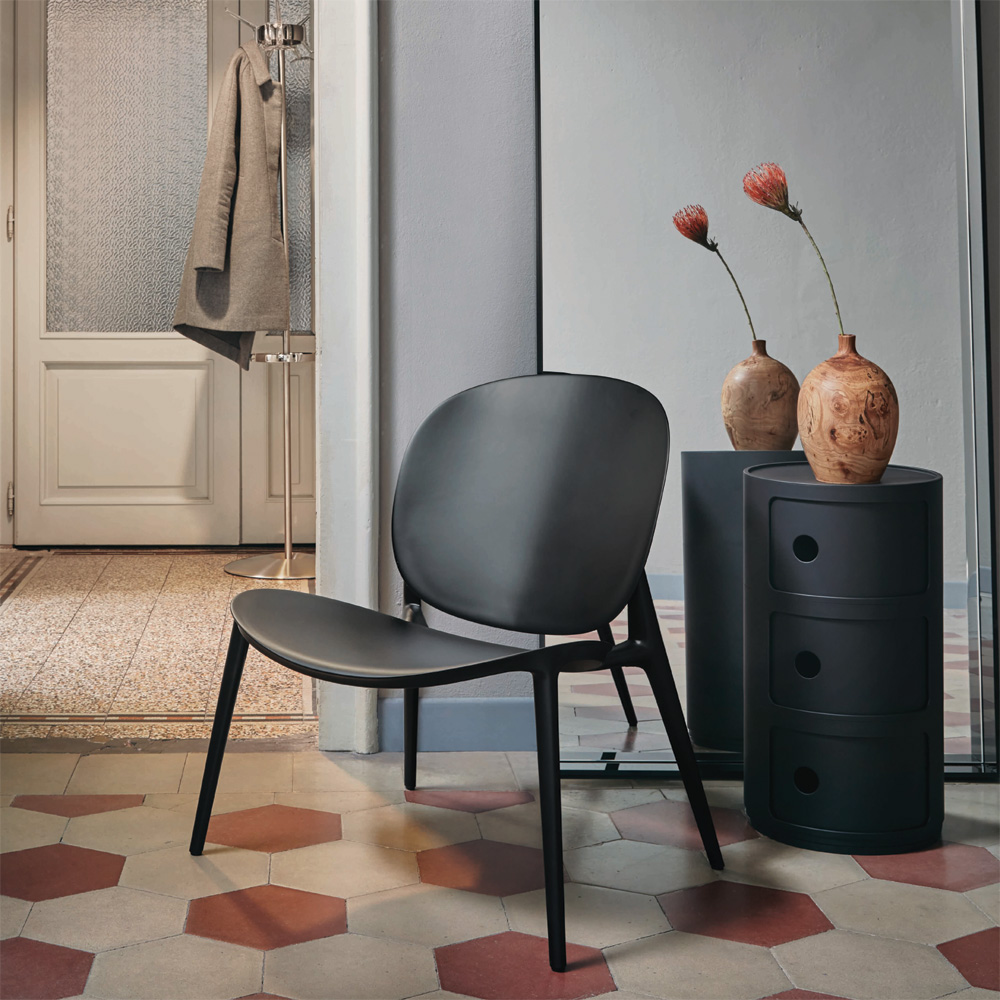 Be Bop Sessel Schwarz - Kartell 582609 - Ludovica & Roberto Palomba