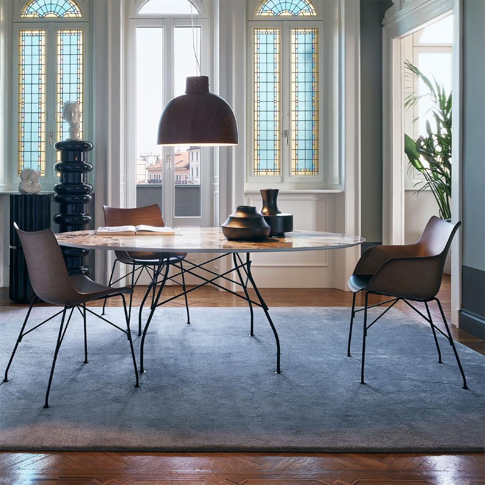 Bellissima Pendelleuchte Schwarz [Durchmesser 50 cm] - Kartell 9450/09 - Ferruccio Laviani