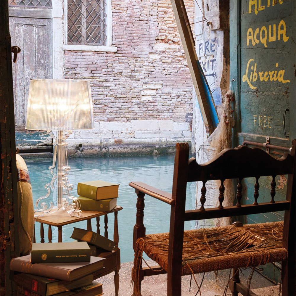 Bourgie Leuchte in Glasklar - Kartell - Ferruccio Laviani