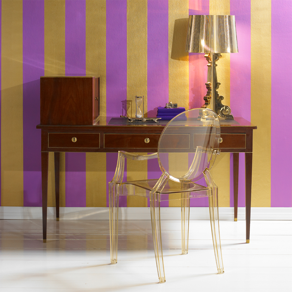 Bourgie Leuchte in Gold Metallisiert - Kartell - Ferruccio Laviani