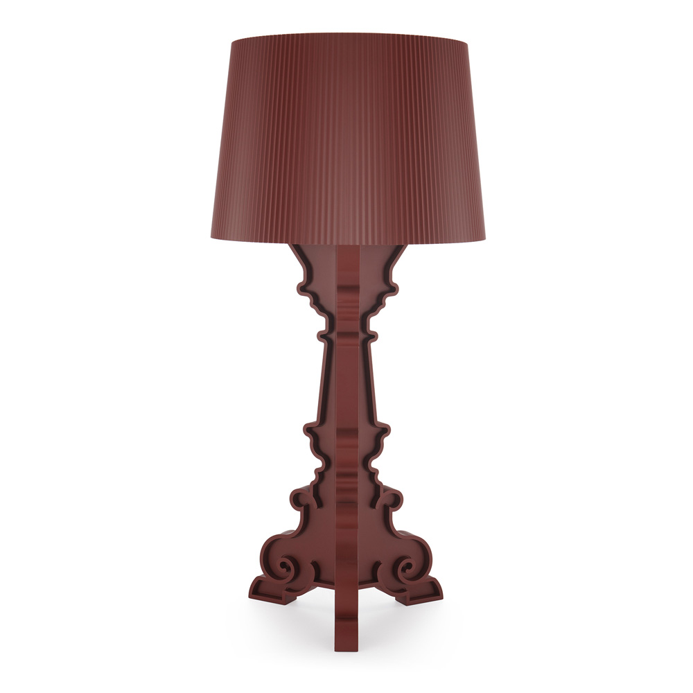 Bourgie Mat Tischleuchte in Blau oder Bordeaux - Kartell G9077BL / G9077BO - Ferruccio Laviani