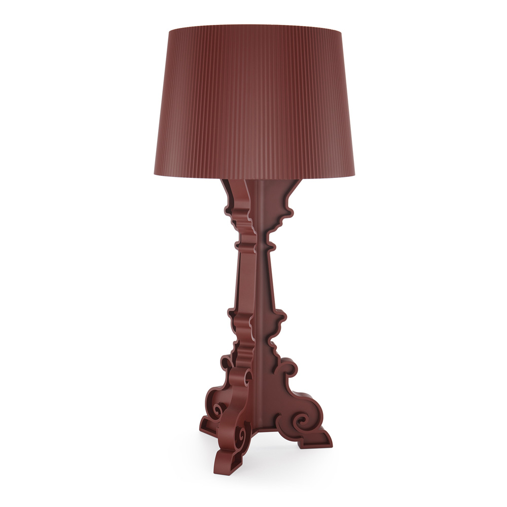 Bourgie Mat Tischleuchte in Blau oder Bordeaux - Kartell G9077BL / G9077BO - Ferruccio Laviani