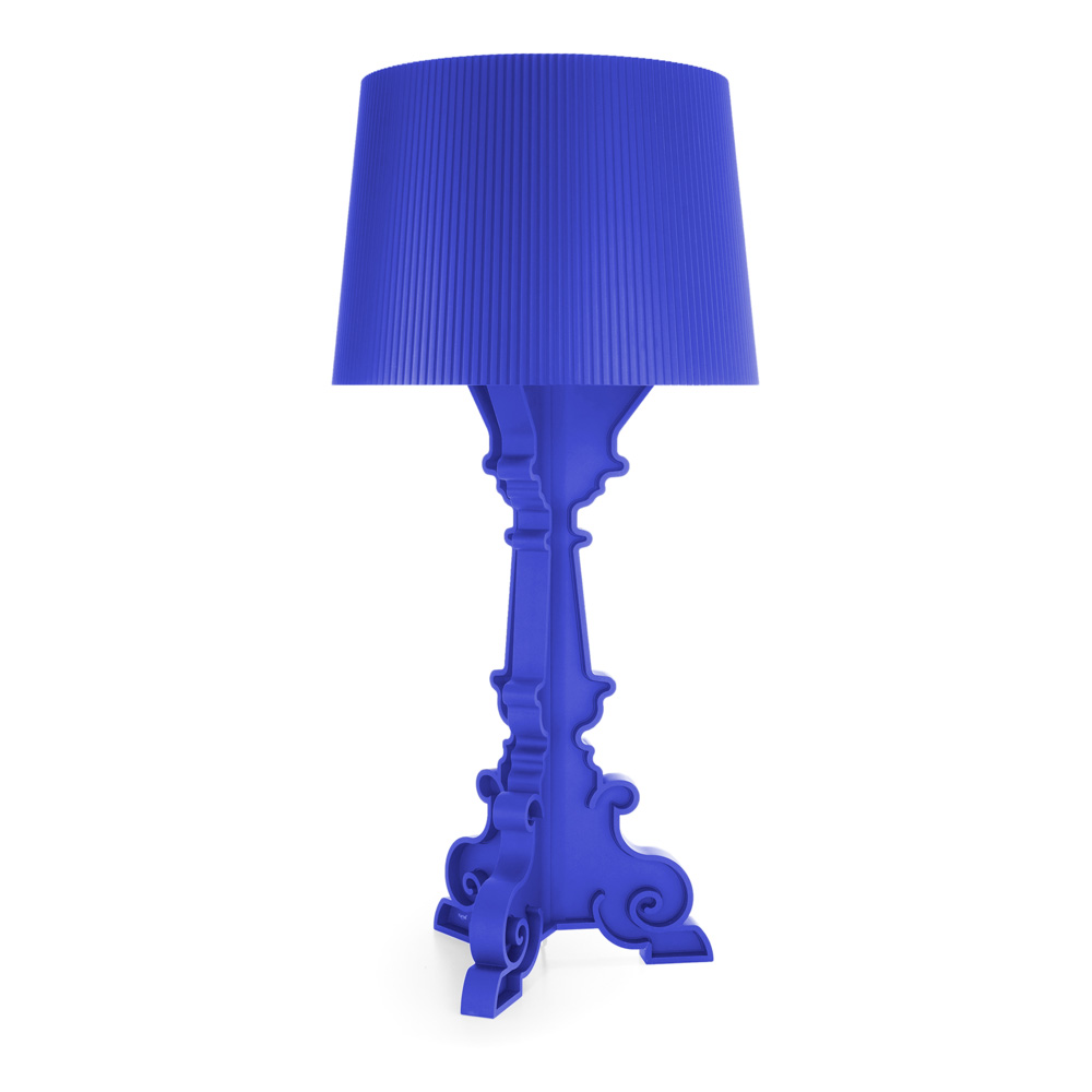 Bourgie Mat Tischleuchte in Blau oder Bordeaux - Kartell G9077BL / G9077BO - Ferruccio Laviani