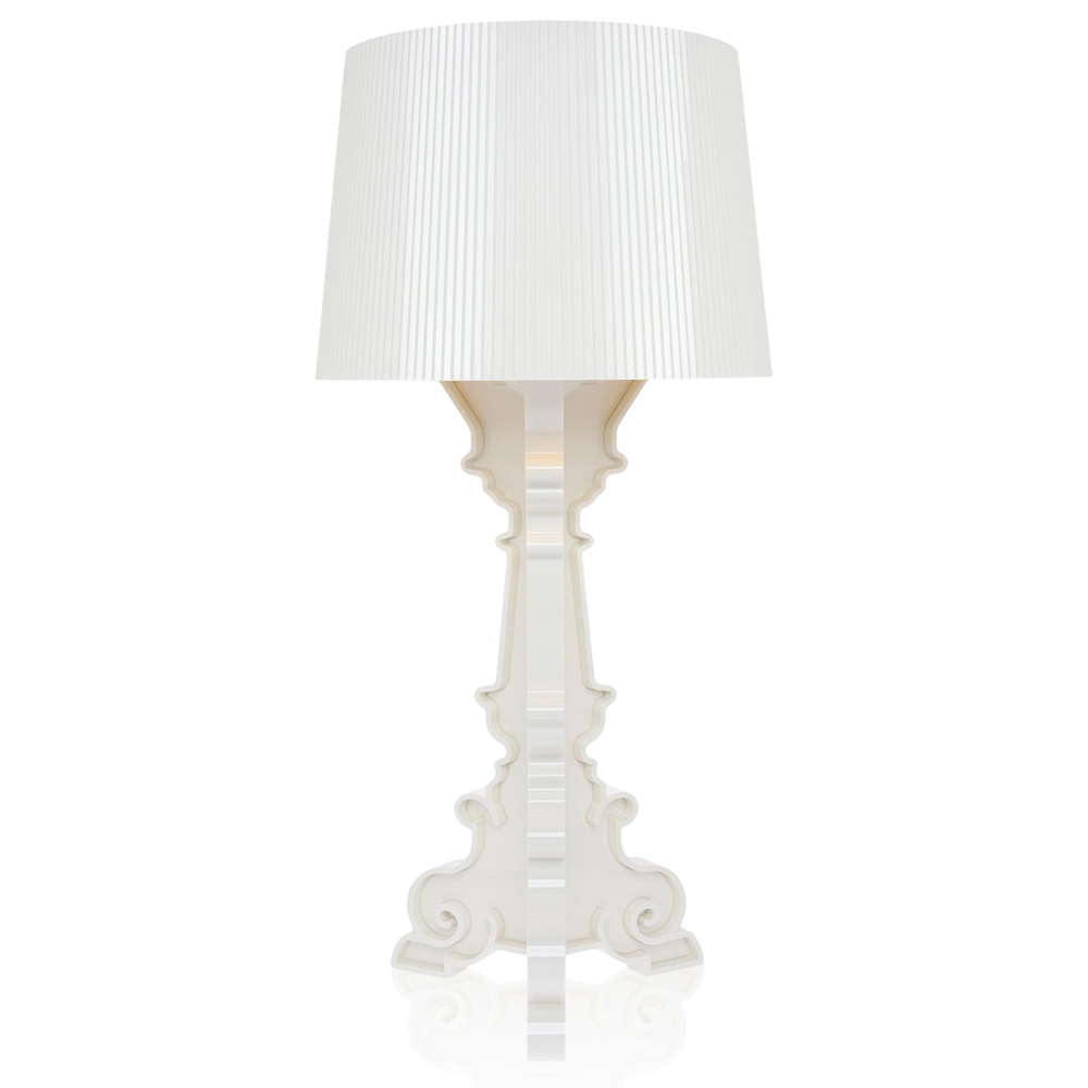 Bourgie Leuchte Weiß Gold - Kartell 9076 00 - Ferruccio Laviani