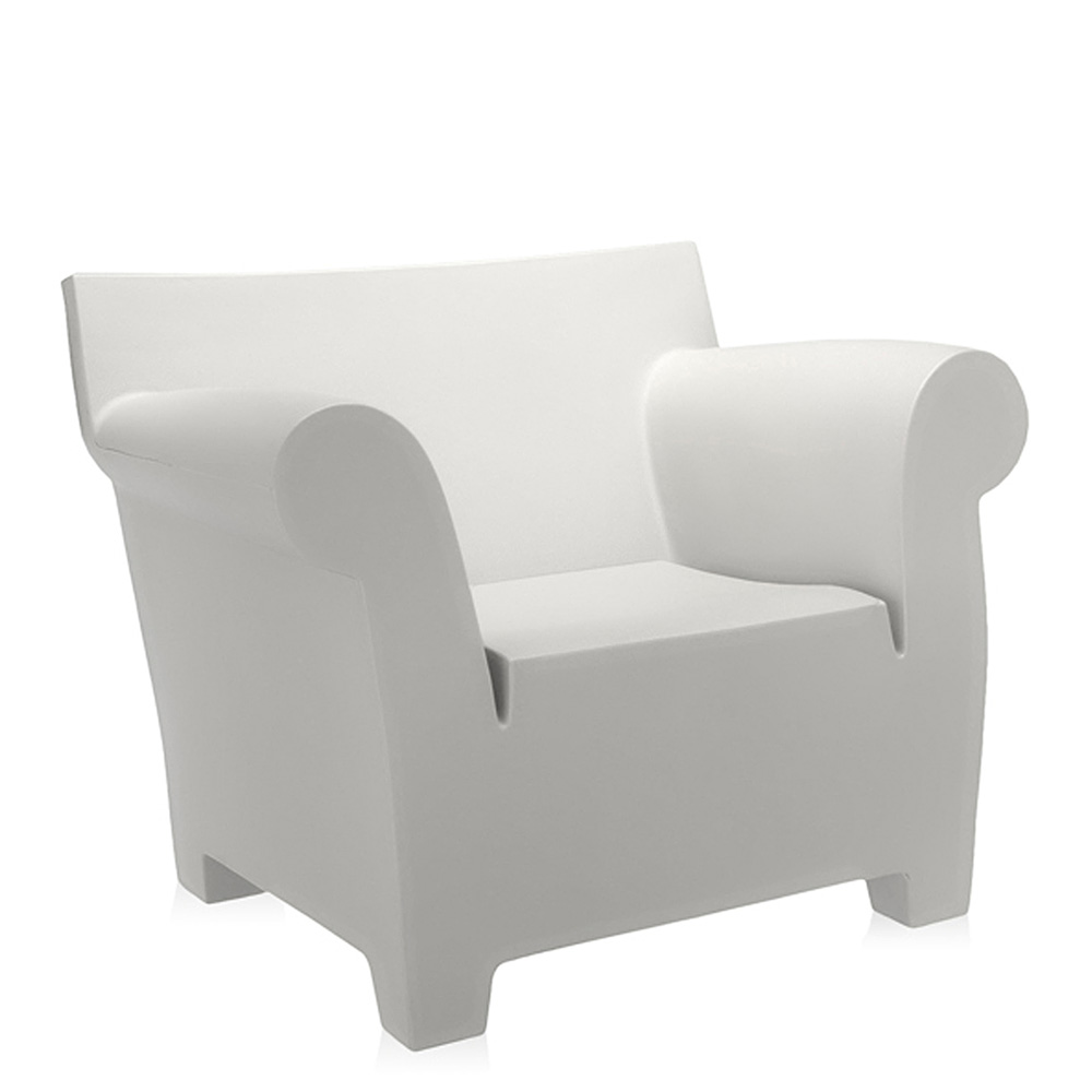 Bubble Club Armchair Outdoor Zinkweiß - Kartell 607060 - Philippe Starck