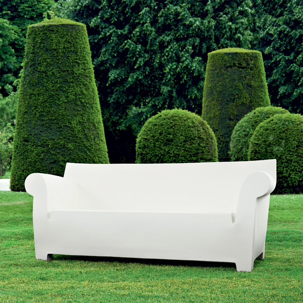 Bubble Club Sofa Outdoor Zinkweiß - Kartell 605060 - Philippe Starck