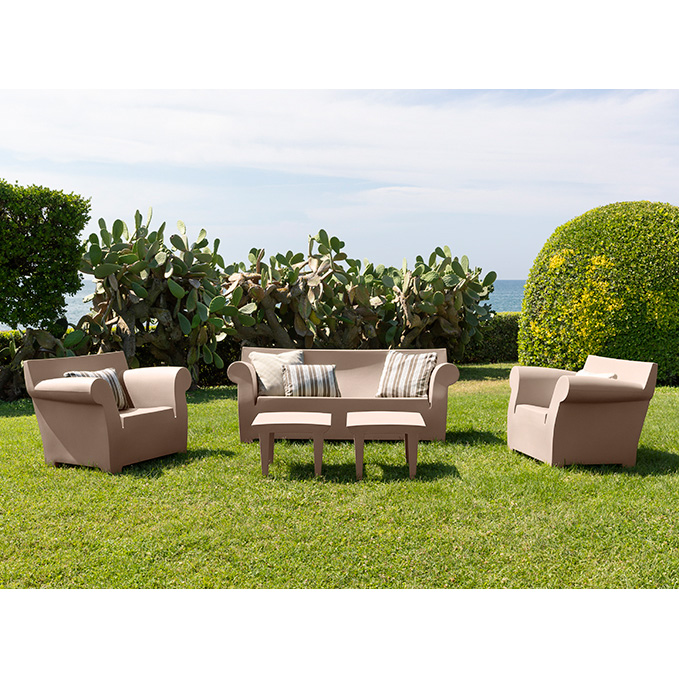 Bubble Club Sofa Outdoor Zinkweiß - Kartell 605060 - Philippe Starck