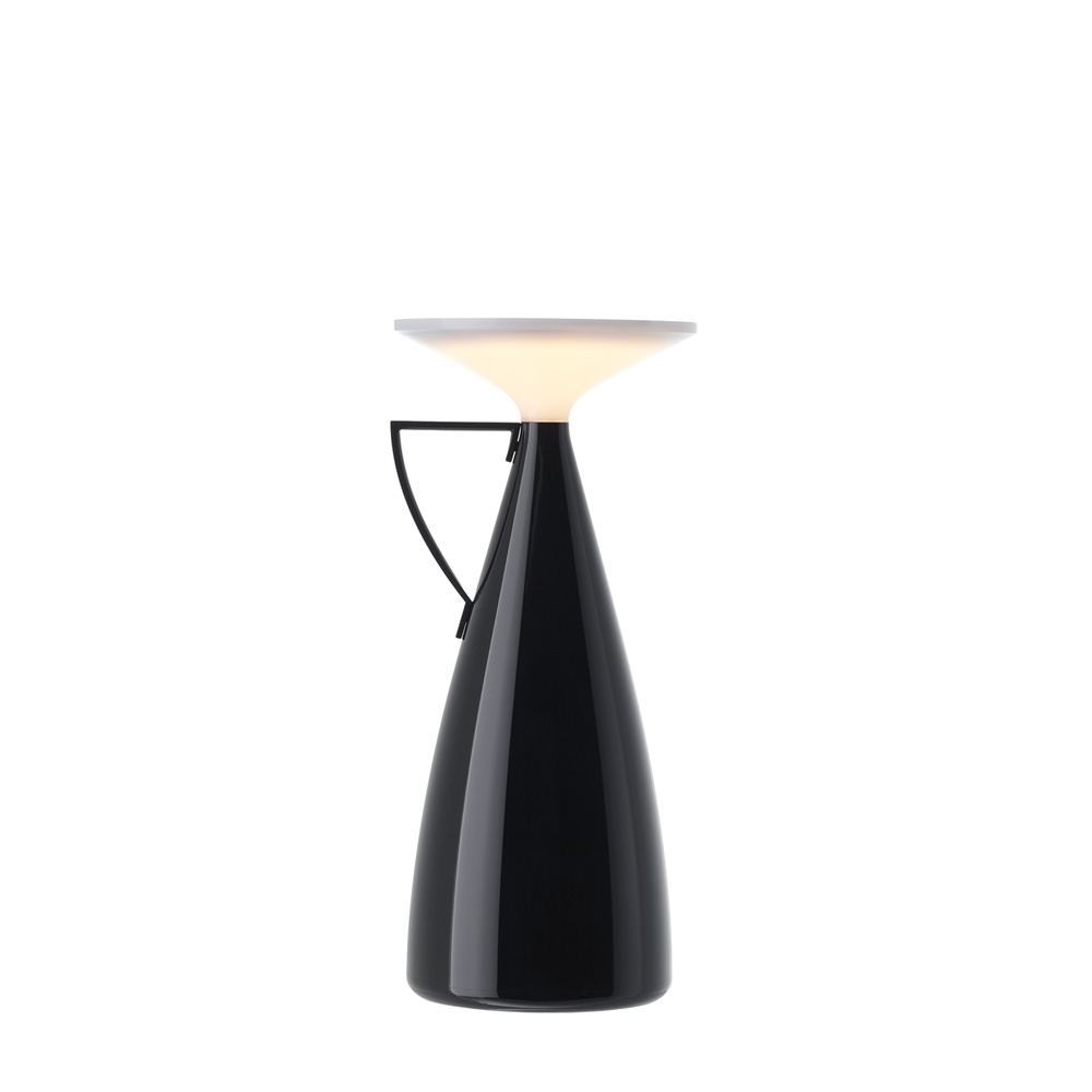 Camomille Lackiert Tischleuchte in Burgund / Puder / Petrol / Schwarz - Kartell 09581BO / 09581CI / 09581PE / 0958109 - Philippe Starck