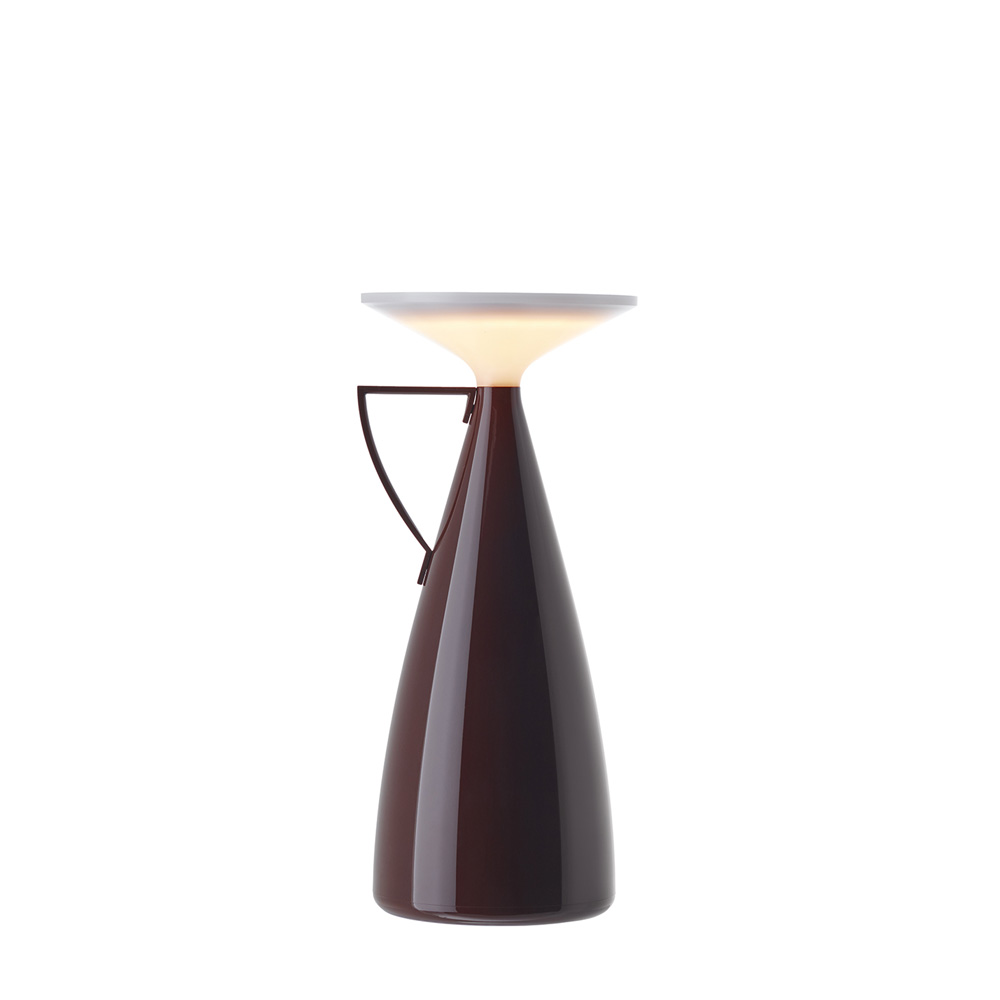 Camomille Lackiert Tischleuchte in Burgund / Puder / Petrol / Schwarz - Kartell 09581BO / 09581CI / 09581PE / 0958109 - Philippe Starck