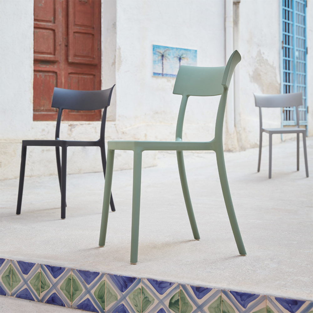 Catwalk Mat Stuhl Schwarz [2er Set] - Kartell G581809 - Philippe Starck