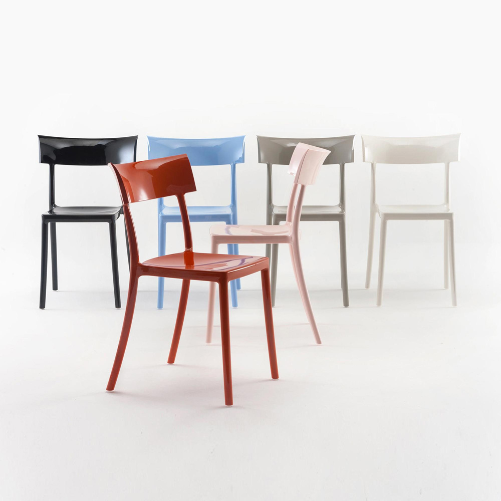 Catwalk Stuhl Rosa [2er Set] - Kartell 5818/12 SET - Philippe Starck