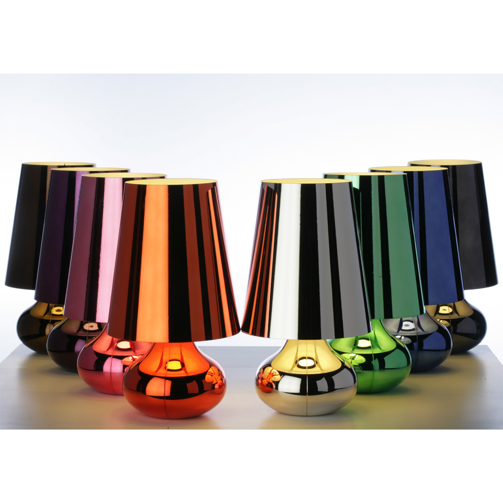 Cindy Tischleuchte in Platin - Kartell - Ferruccio Laviani