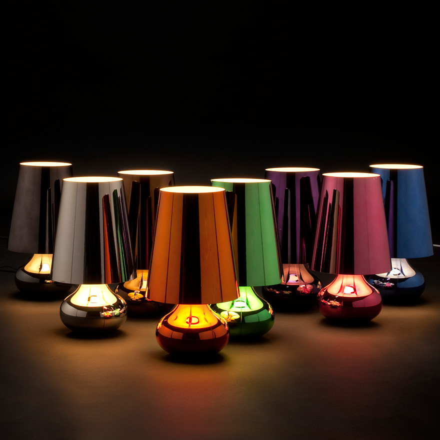 Cindy Tischleuchte in Platin - Kartell - Ferruccio Laviani