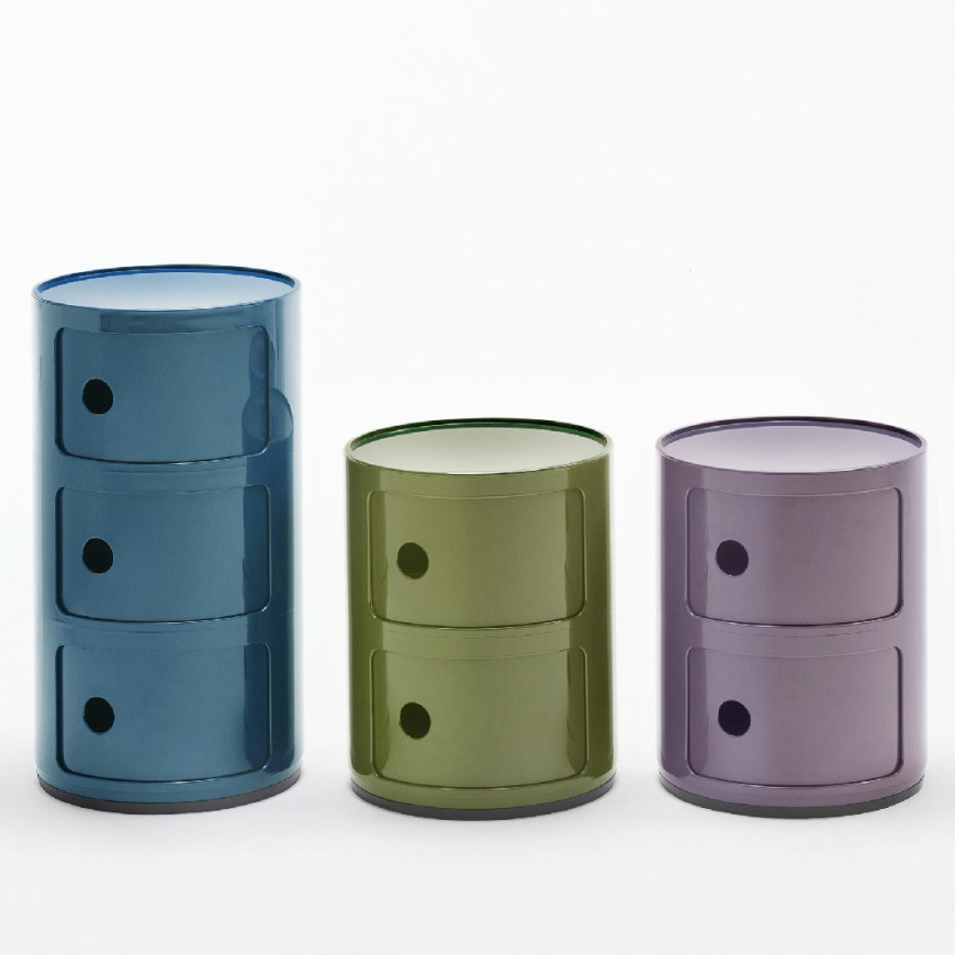 Componibili 2er Baukastenelement in Violett - Kartell 4966 20 - Anna Castelli Ferrieri