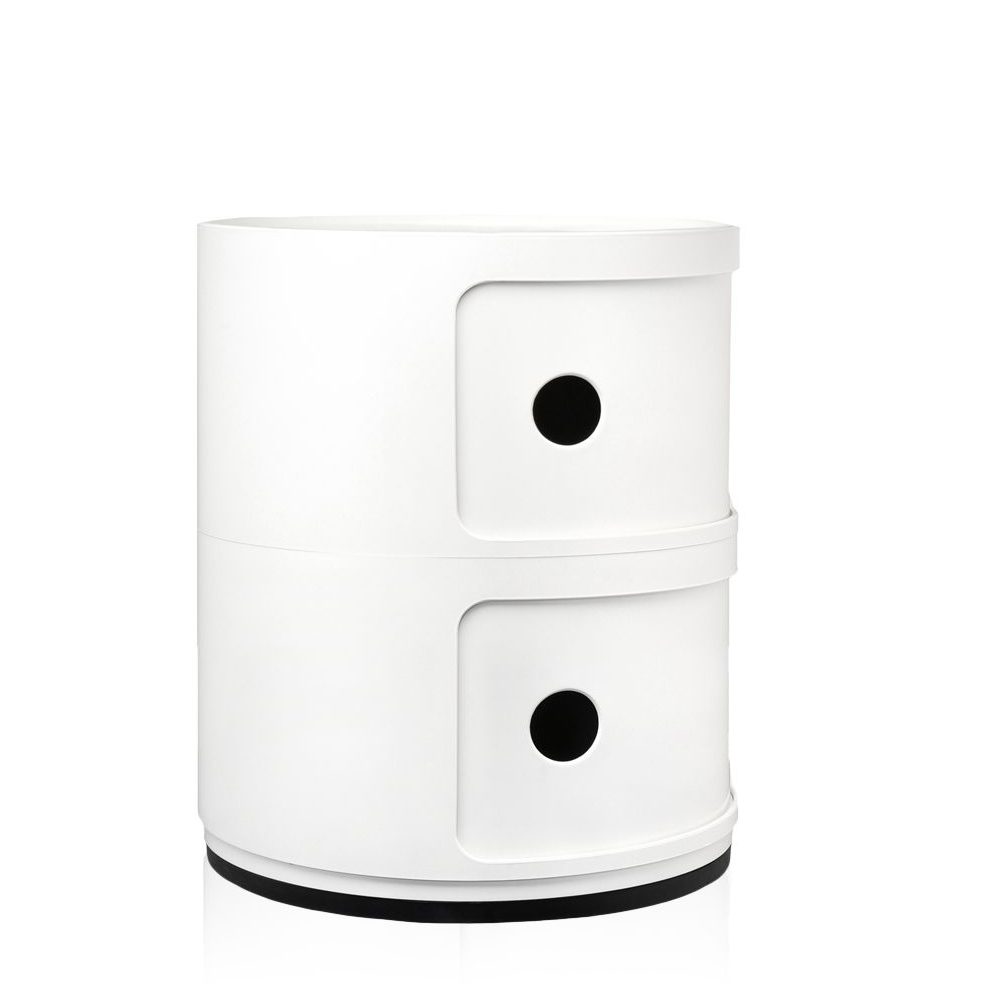 Componibili 2er Kommode Weiß - Kartell 4966 03 - Anna Castelli Ferrieri