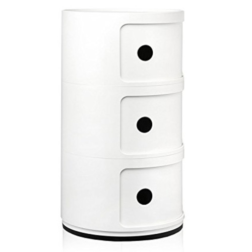 Componibili 3er Kommode Weiß - Kartell 4967 03 - Anna Castelli Ferrieri