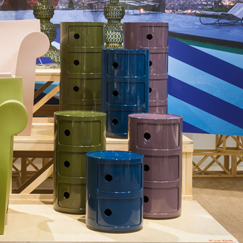 Componibili 4er Baukastenelement in Violett - Kartell 4985 20 - Anna Castelli Ferrieri