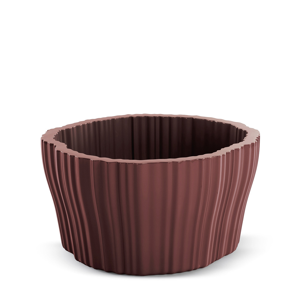 Corteza Großer Übertopf in Anthrazit / Elfenbein / Puder / Flieder / Burgund - Kartell 05223AV / 05223CI / 05223LI / 05222BO / 05223BO / 05223AN - Patricia Urquiola