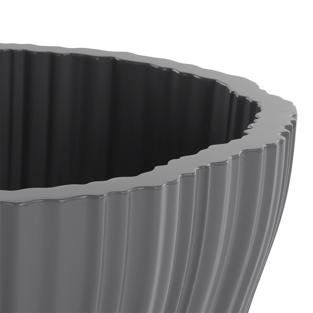 Corteza Großer Übertopf in Anthrazit / Elfenbein / Puder / Flieder / Burgund - Kartell 05223AV / 05223CI / 05223LI / 05222BO / 05223BO / 05223AN - Patricia Urquiola