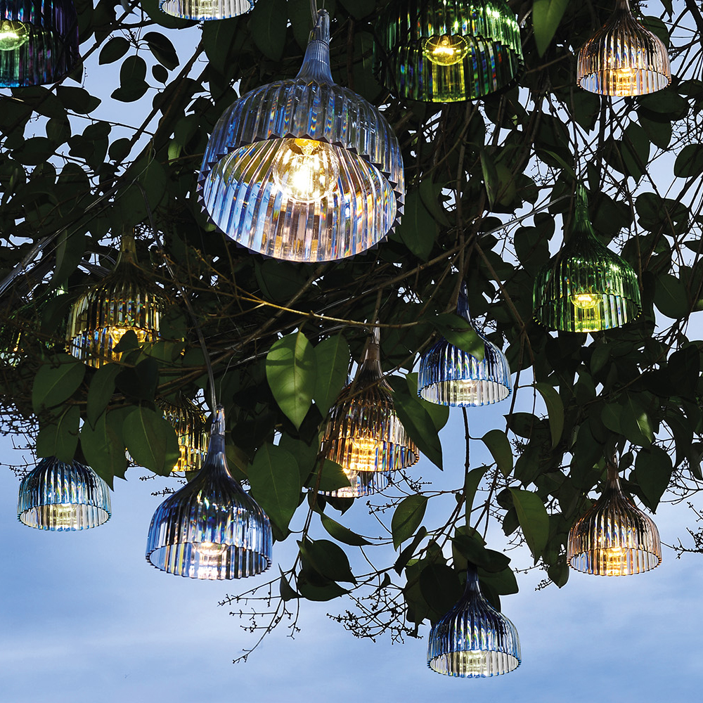 É Deckenleuchte Glasklar - Kartell 9040 B4 - Ferruccio Laviani