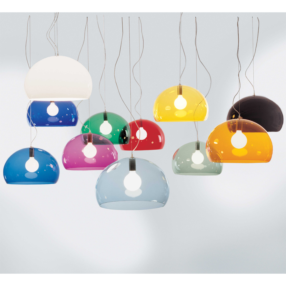 FL/Y Leuchte in Weiß - Kartell - Ferruccio Laviani