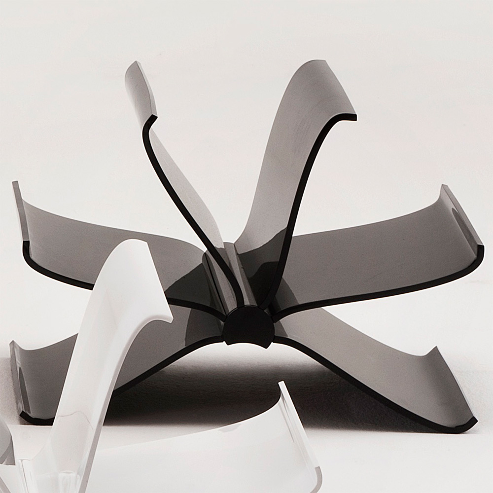 Front Page Zeitungsständer in Schwarz - Kartell - Front