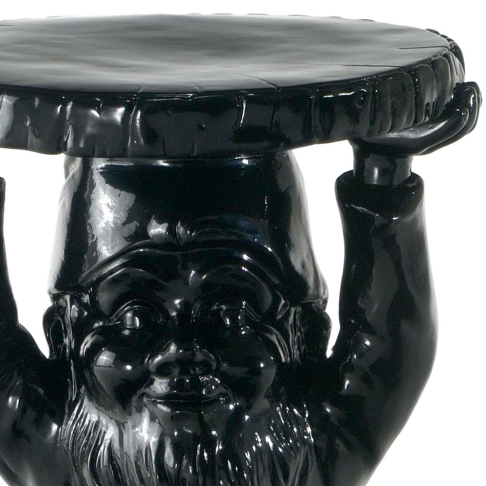 Gnomes Attila Gartenzwerg Schwarz - Kartell 8831 09 - Philippe Starck