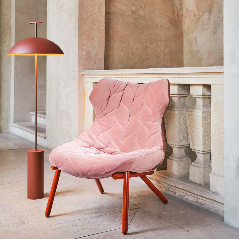 Geen-A Stehleuchte Ziegelrot - Kartell 9700MA - Ferruccio Laviani