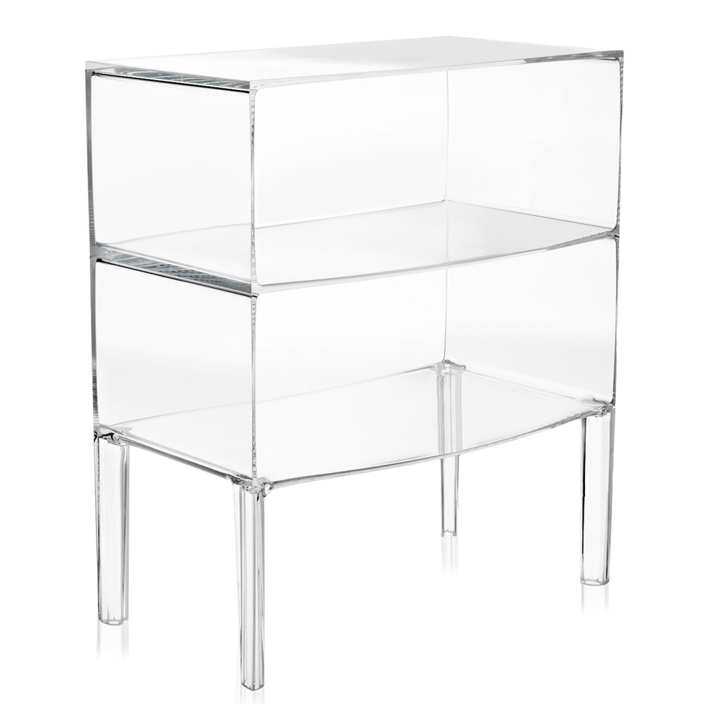 Ghost Buster Kommode Glasklar - Kartell 3210 B4 - Philippe Starck & Eugeni Quitllet