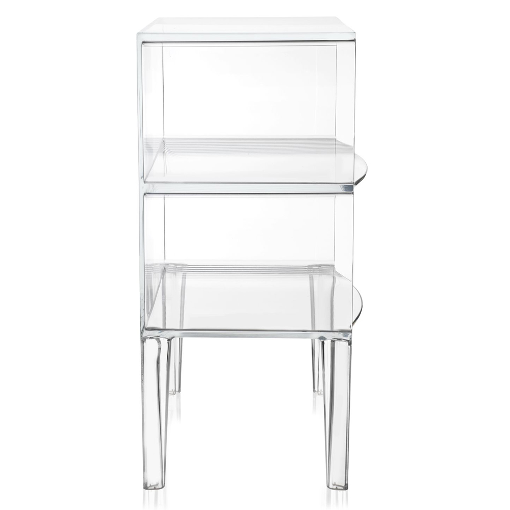 Ghost Buster Kommode Glasklar - Kartell 3210 B4 - Philippe Starck & Eugeni Quitllet