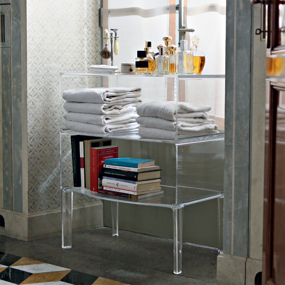 Ghost Buster Kommode Glasklar - Kartell 3210 B4 - Philippe Starck & Eugeni Quitllet