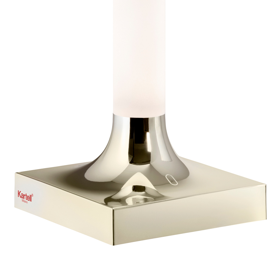 Goodnight Akku Tischleuchte Champagner Poliert - Kartell 9560GG - Philippe Starck