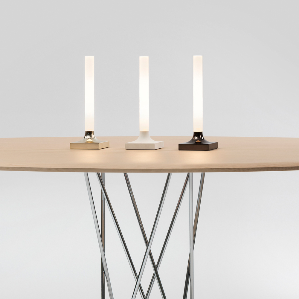 Goodnight Akku Tischleuchte Champagner Poliert - Kartell 9560GG - Philippe Starck