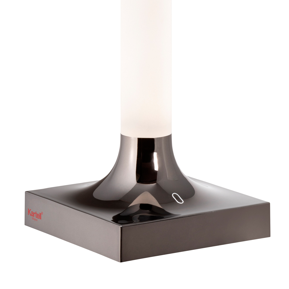 Goodnight Akku Tischleuchte Titan Poliert - Kartell 9560TT - Philippe Starck