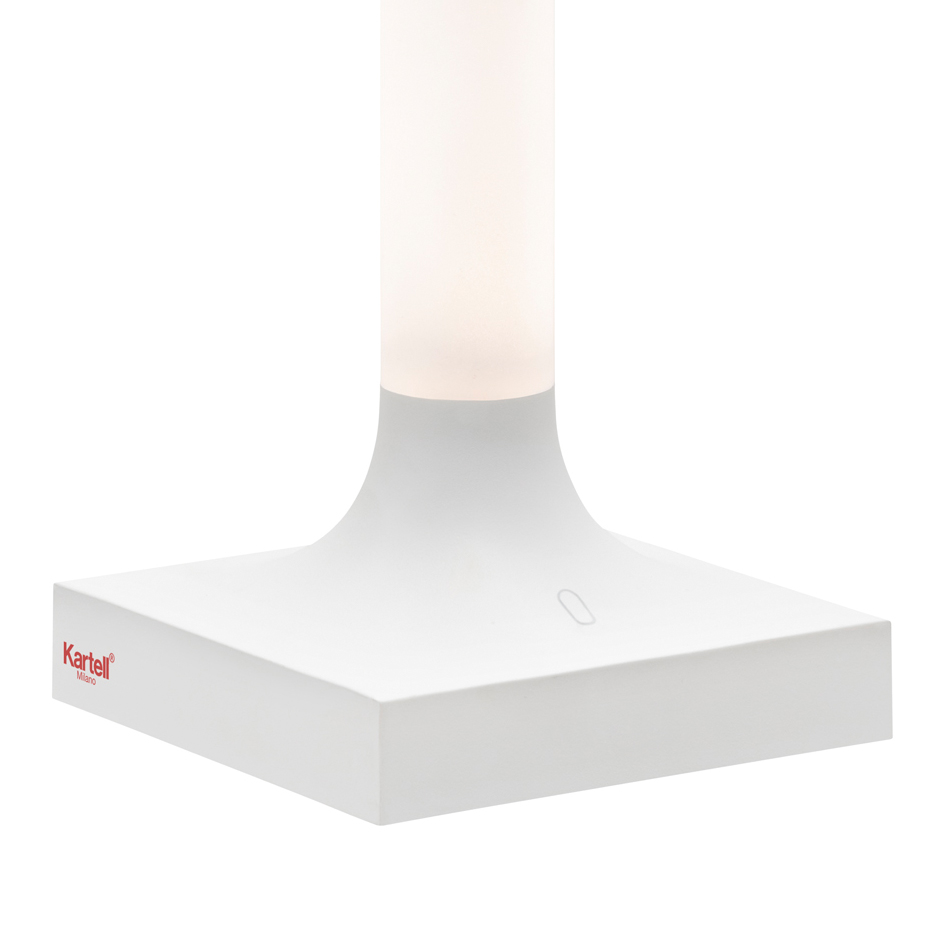 Goodnight Akku Tischleuchte Weiß Matt - Kartell 9560BI - Philippe Starck