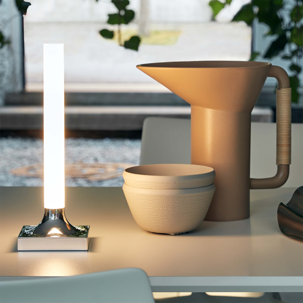 Goodnight Akku Tischleuchte Weiß Matt - Kartell 9560BI - Philippe Starck