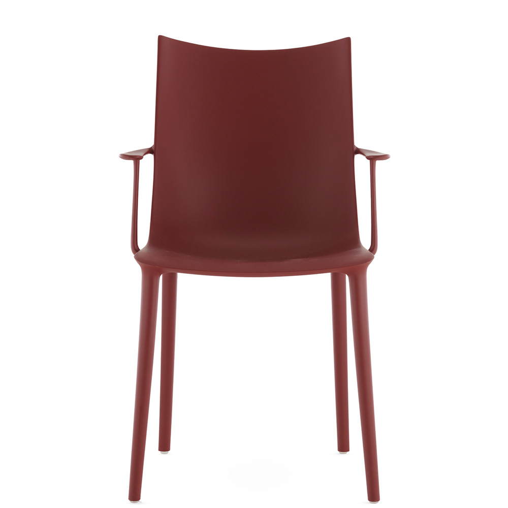 H.H.H. Mat Stuhl in Matt Schwarz / Burgund / Rostorange / Senfgelb / Blau / Grün / Weiß - Kartell 05920PN / 05920PX / 05920PR / 05920PS / 05920PU / 05920PV / 05920PB - Philippe Starck