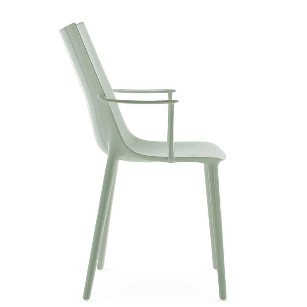 H.H.H. Stuhl in Schwarz / Bordeaux / Rostrot / Senfgelb / Blau / Grün / Weiß - Kartell 05915PN / 05915PX / 05915PR / 05915PS / 05915PU / 05915PV / 05915PB - Philippe Starck