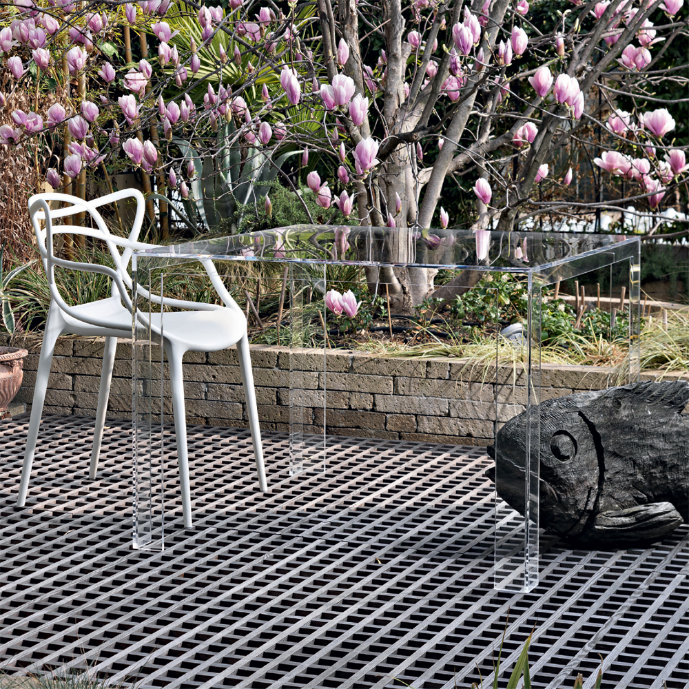 Invisible Table Tisch in Glasklar - Kartell - Tokujin Yoshioka