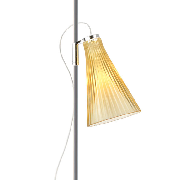 K-Lux Stehleuchte Grau / Gelb - Kartell 09425GP / 94251GP / 9425016 / 9425216 - Rodolfo Dordoni