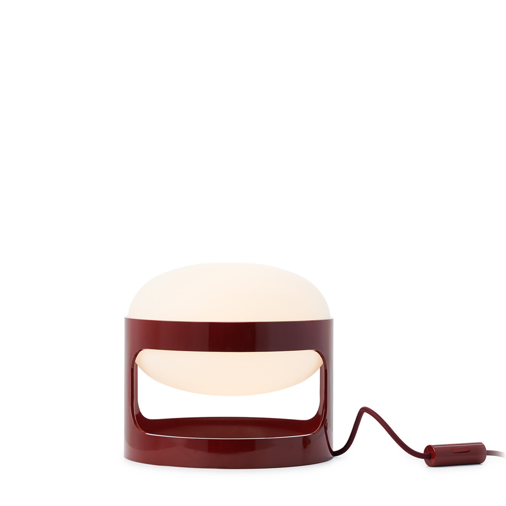 KD28 Tischleuchte Burgunderrot - Kartell 9485BO - Joe Colombo