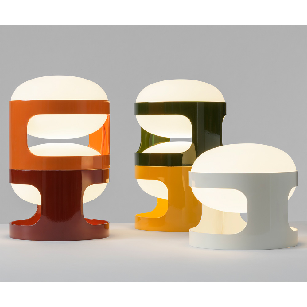 KD28 Tischleuchte Burgunderrot - Kartell 9485BO - Joe Colombo